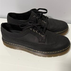 Dr. Martens Black Floyd Brogue Oxfords
